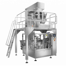 Auto Weighing Automatic Premade Pouch Peanut Microwave Popcorn Cotton Candy Packaging Machine